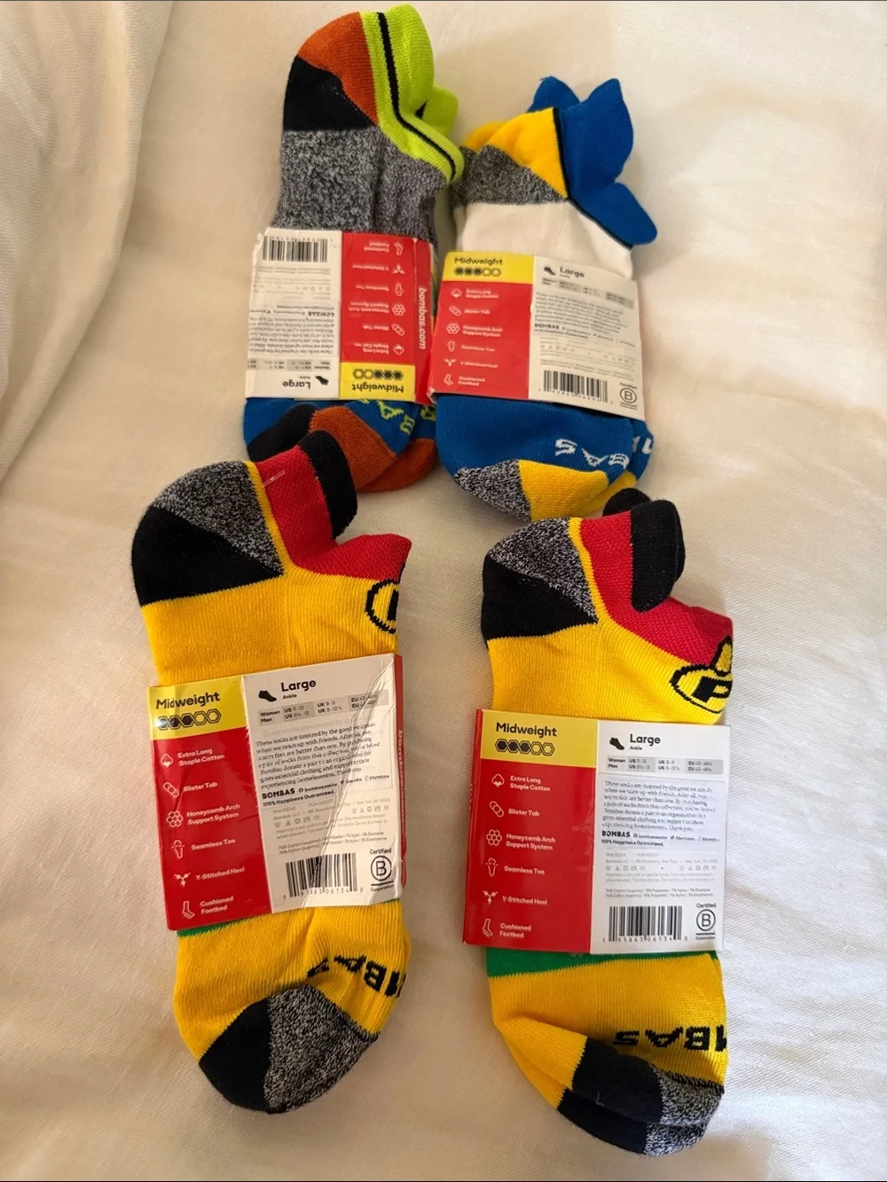 Rare HTF Bombas x Disney socks set 4.